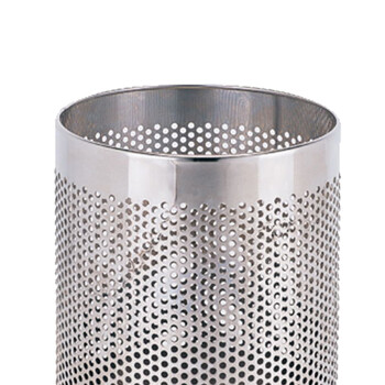 南 GPX-48 南方圆形垃圾桶 砂纹钢 酒店宾馆商用客房不锈钢垃圾桶 居家房间桶 果皮桶