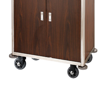 南 C-87B 多功能客房服务车 咖啡色 酒店客房服务车清洁工作车房口车宾馆布草推车