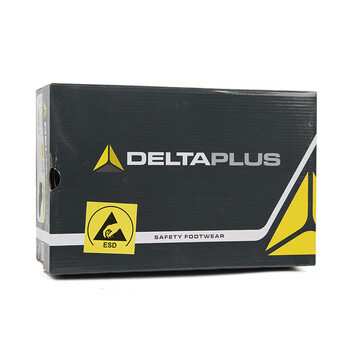 代尔塔301218 RIMINI2 ESD彩虹安全鞋防砸防刺穿透气劳保鞋 1双/盒 黑色 45