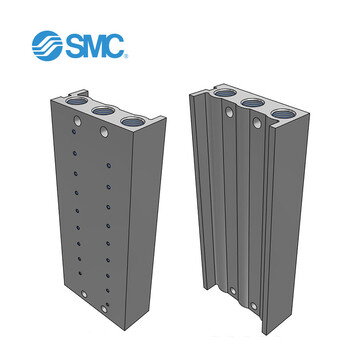 SMC SS5Y3-20-09 5通电磁阀 直接配管型集装式 整块型底板/各自配线 集装式型号 20型9阀 适用SY3000系列