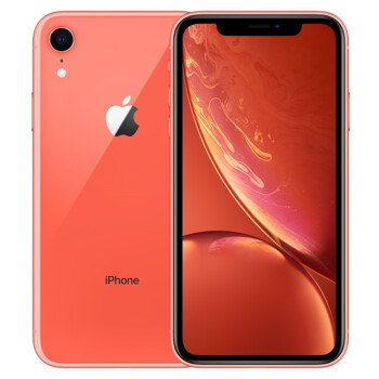 【官方AppleCare+版】Apple iPhone XR (A2108) 64GB 珊瑚色 移动联通电信4G手机 双卡双待