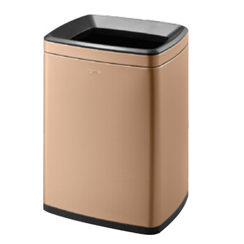 南 SF20-F02 环境桶 香槟金 商用酒店宾馆客房不锈钢 南方垃圾桶 房间桶 果皮桶 内桶容量20升