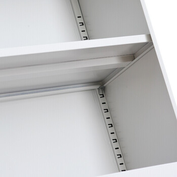 万尊钢制储物柜铁皮档案柜资料柜  通玻四层板加厚款