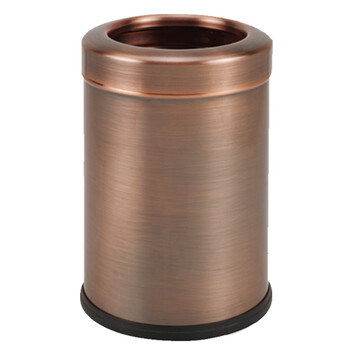 南 GPX-205D 房间垃圾桶  古铜 不锈钢垃圾桶 客厅卫生间 桌面垃圾桶 酒店客房桶