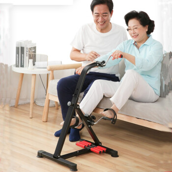 训练脚踏车手部腿部力量锻炼单车中老年人家用健身器材上下肢健身车