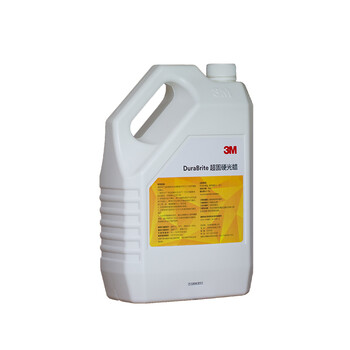3M DuraBrite 超固硬光蜡 硬质地面蜡水晶蜡石材蜡地板蜡蜡油 实木复合地板大理石瓷砖PVC蜡 3.78L/桶*6桶
