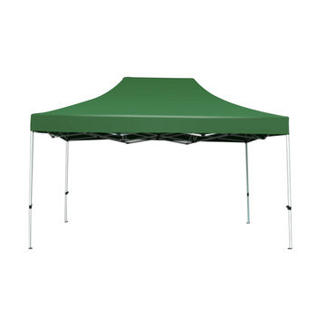 劳博士 LBS845 应急救援帐篷 雨棚帐篷伸缩遮阳雨伞防晒蓬 自动架墨绿3*3+三围布