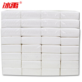 冰禹 BY-3088 酒店写字楼抽纸面巾纸 商用简装餐巾纸 9*10cm 100包/箱