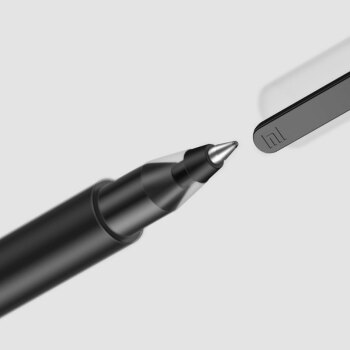 小米巨能写中性笔 10支装 黑色 0.5mm 商务办公中性笔会议笔