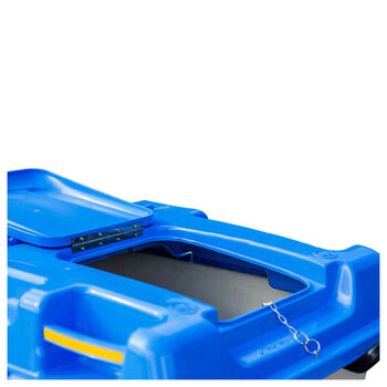 冰禹 BY-2048 环卫保洁垃圾车 手推垃圾车 物业清洁车 大容量塑料环卫垃圾车 灰色 400L