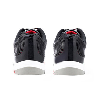 代尔塔/DELTAPLUS301301运动系列安全鞋防砸防刺穿耐300℃热接触防滑劳保鞋黑红色1双42码