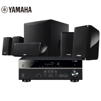 雅马哈（Yamaha）HTR-3072+NS-P41 音响 音箱 5.1卫星式家庭影院 AV功放音箱套装 杜比 DTS 蓝牙USB音响
