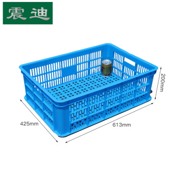 震迪塑料周转筐五金工具零件筐大号分类整理筐613*425*200