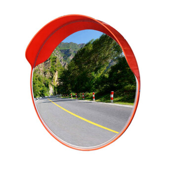 海斯迪克 HK-331  交通安全反光广角镜 凹凸镜 室内外道路转弯广角镜 车库镜软镜面 100CM室外款