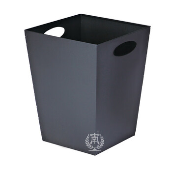 南 GPX-45K 南方套皮房间桶 配铁砂内桶 商用酒店宾馆客房垃圾桶 皮纹房间桶 果皮桶 内桶容量7.2升