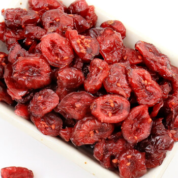 香疆恬语鲜红蔓越莓干300g/罐烘焙蜜饯果干休闲零食红宝石果肉酸甜果脯