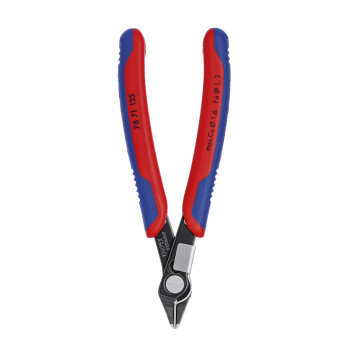 凯尼派克（KNIPEX）78 71 125 电子剪切钳 特殊工具钢 带线夹 切割类工具 钢