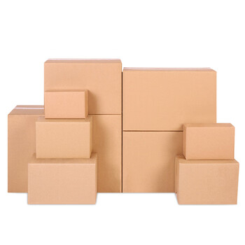 海斯迪克 HKW-140 快递纸箱 三层特硬纸板邮政纸箱 加厚打包装小飞机盒搬家纸箱 12#130*80*90mm