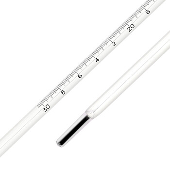 匡建仪表（CONJANT）中兴高精密温度计 工业玻璃棒液体测温仪 手工雕刻款 -30+20℃（水银款分度值0.1） 