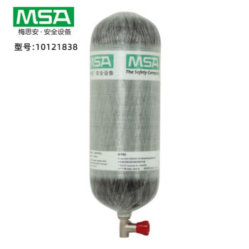 梅思安 AX2100正压式空气呼吸器气瓶 10121838 BTIC碳纤气瓶 6.8L 6.8L-BTIC碳纤气瓶 