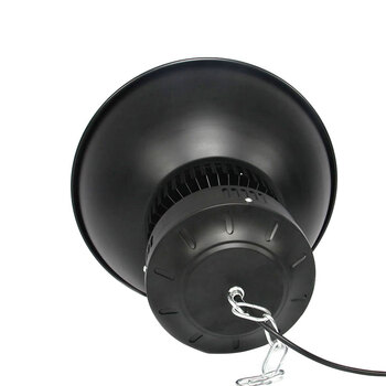 冰禹 BYZM07 LED工矿灯 厂房灯 仓库车间工厂灯 天棚灯 6500K白光 黑色壳体90度 100W