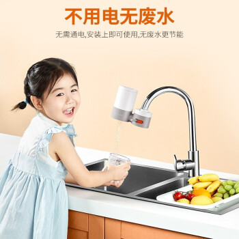 九阳（Joyoung）净水器水龙头家用台式前置厨房自来水过滤器超滤龙头机JYW-TC06 二芯装【超滤款】