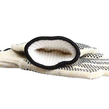 瑞珂韦尔（Rockwell) KD1002 隔热手套250℃耐高温手套防滑耐磨双面点珠劳保手套 1副