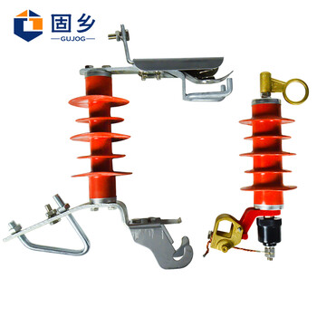 固乡 跌落式避雷器氧化锌 HY5WS-17/50DL-TB 可卸式避雷器 10KV防雷器【3个装】