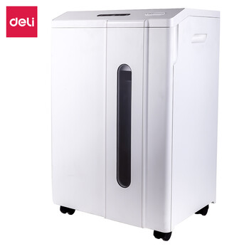 得力(deli)7级保密专业销毁碎纸机（单次5张 34L 持续30分钟 可碎卡）14408