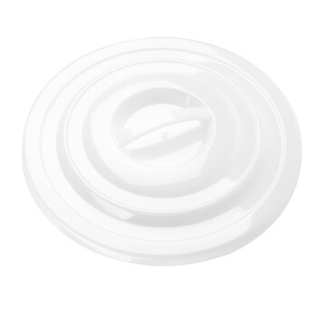 庄太太 【160L白色带盖】塑料大号圆形收纳桶酒店环卫物业水桶