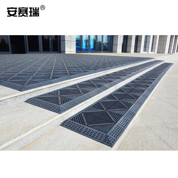 安赛瑞 室外镂空除尘地垫 EVA拼接除尘地垫 拼接式刮泥防滑脚垫 定制款 单刷 24019