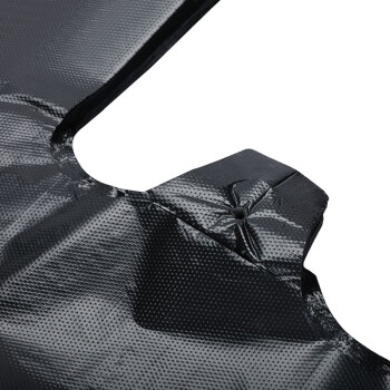 蓓尔蓝 FH-1161 黑色手提垃圾袋（36*58cm/100只装）加厚商用大小号塑料背心垃圾袋