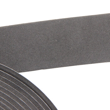 天旭海绵胶带EVA泡绵胶单面隔音泡沫垫条发泡黑色弹力胶条3mm厚*50mm宽*10m长 1卷