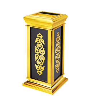 南 GPX-8C 皇家座地南方烟灰桶 镜金 商场垃圾桶 酒店落地烟灰桶立式果皮桶商场垃圾筒 