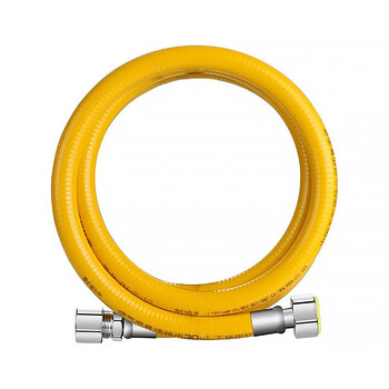 海斯迪克 HKF-4 304不锈钢燃气管防爆波纹管 插口＋插口(不可拆) 60cm