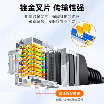 SAMZHE山泽超五类网线 CAT5e类高速百兆网线 3米 工程/连接跳线 成品网线 贝吉色 ZW-03