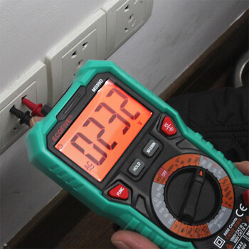 ecofive（莱靡） MS99D 数字万用表 数字多用表 智能防烧真有效值 1年维保