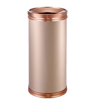 南 GPX-11 南方座地烟灰桶 闪银香槟金钢 落地不锈钢烟缸垃圾桶酒店宾馆垃圾筒烟灰桶