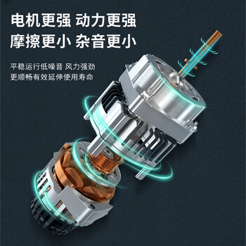 京云灿圆形管道排风扇 排烟 换气  强劲吸力10寸白色排风扇