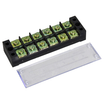 天旭TB-4506接线端子排电线组合式连接器45A6位分线器螺钉阻燃底座纯铜 1个