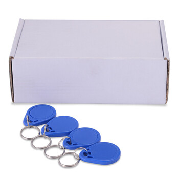 飞尔（FLYER）IC卡扣 安全警示标识小区门禁卡扣  电子门禁卡【IC卡扣-100个 蓝色】