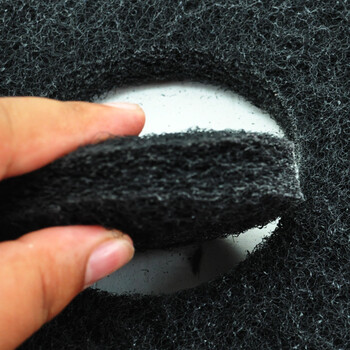 兰诗(LAUTEE)PA1019 蝴蝶 黑色 百洁垫17寸*5片