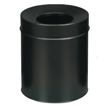 南 GPX-177 南方圆形斜口房间垃圾桶 黑色 厨房不锈钢垃圾桶酒店宾馆客房桶 果皮桶