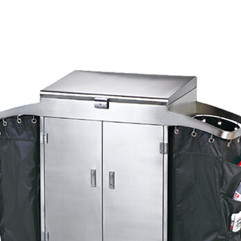 南 C-38B 南方客房服务车 砂纹钢  酒店房口车多功能工作清洁车布草车服务车