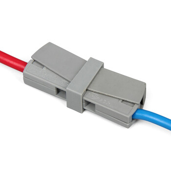 【天旭】按压式快速接线端子电线导线连接器接头软硬线快速分线器免胶布连接器一进一出PCT-112 10只