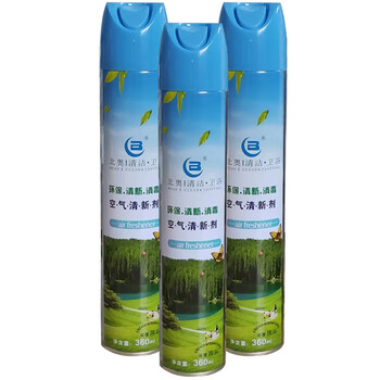 北奥（Beao）OK-663 空气清新剂 三瓶装 酒店卫生间会所宾馆芳香除臭喷雾 360ml 国际