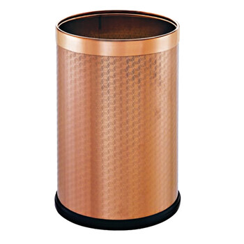 南 GPX-21 南方房间垃圾桶 席纹花钢 酒店宾馆商用客房垃圾桶 居家房间桶 果皮桶