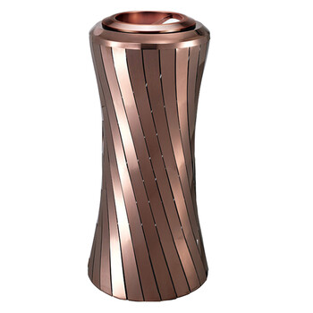 南 GPX-209E 南方小蛮腰座地烟灰桶 古铜 办公楼立式创意座地烟灰桶户外垃圾箱大厅大堂电梯口烟灰桶