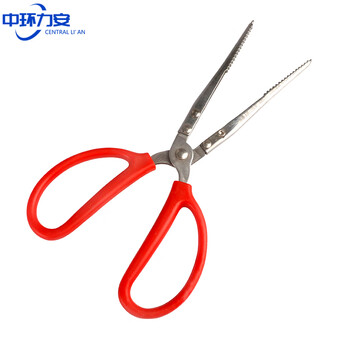 中环力安【塑柄不锈钢37.5直口】加长不锈钢垃圾夹子火钳拾物器取物环卫工捡垃圾卫生钳子碳夹