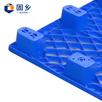 固乡塑料叉车托盘货板仓库货物卡板货架垫板防潮栈板垫仓托板地垫地堆【1000*1000*145mm】